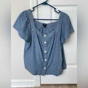 JCrew Chambray Top